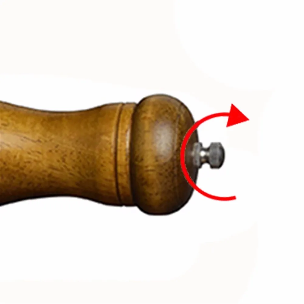 5 8 10 дюймов ручная деревянная мельница для перца приправа кухонная дубовая