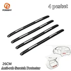 POSSBAY 4 шт.компл. 26 см Универсальный Автомобильный Дверной бампер, Противоударная клейкая Полоса, защита автомобильной двери, боковые царапины, защитная наклейка