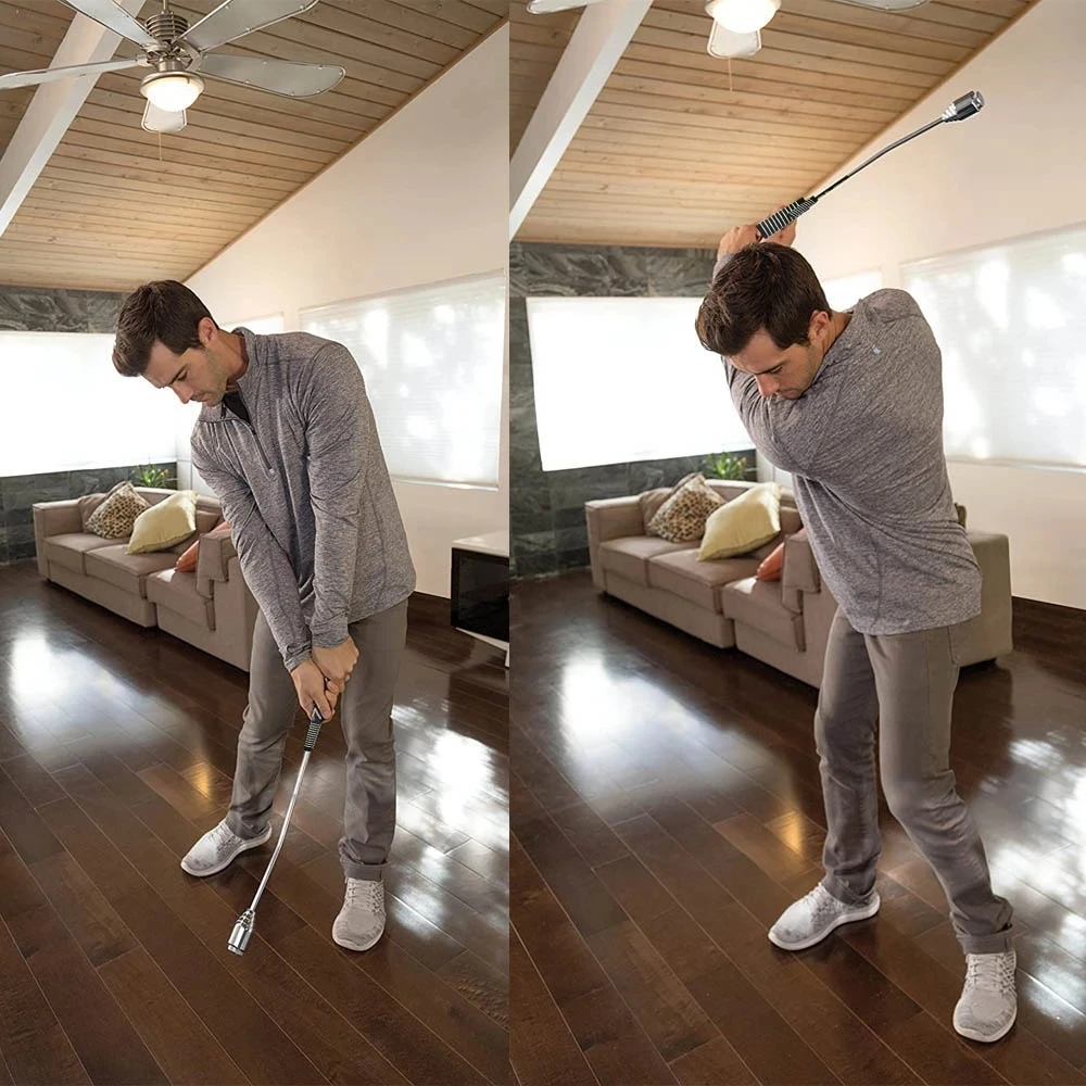 

Indoor Outdoor Exercise Golf Swing Trainer Aids For Right Handed Golfer Strength Tempo Training Sports Equipment Golf Accessor