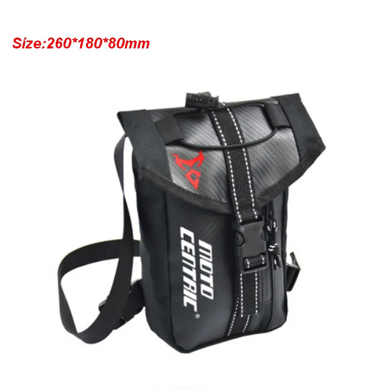BlackRed Мужская водонепроницаемая сумка для ног, поясная сумка, поясная сумка для мотоцикла, Военная Тактическая Сумка для путешествий, для верховой езды, поясная сумка - Цвет: BlackRed