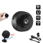 Мини IP-камера 1080P Wifi камера видеонаблюдения Видеокамера видеорегистратор ИК Ночное Видение пульт дистанционного управления