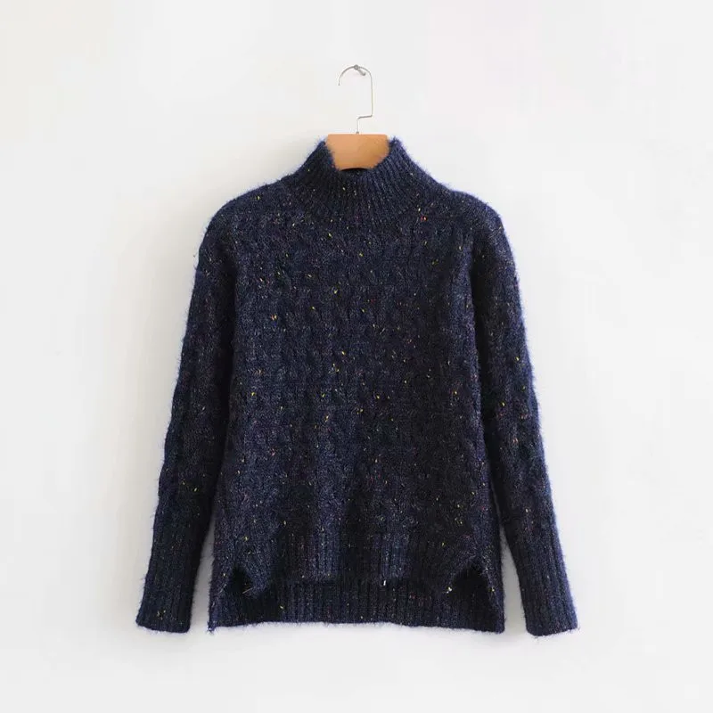 Женский вязаный свитер с длинным рукавом Artguy теплый кашемировый шерстяной