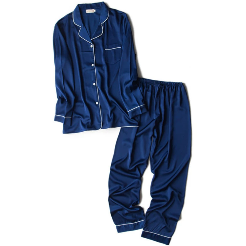 Пижама женская Свободная с длинным рукавом большого размера|Комплекты пижам| |