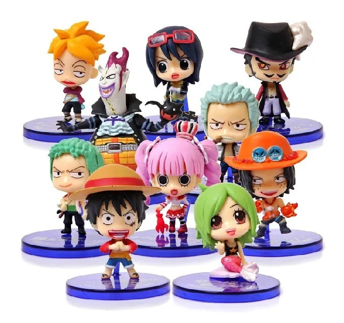 One Piece Аниме Луффи Зоро Мияк Ace курильщик ПВХ фигурка новый мир игрушка 5 см|Игровые