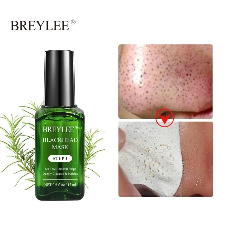 BREYLEE черная маска для лица средство удаления угрей лечение акне сыворотка усадка