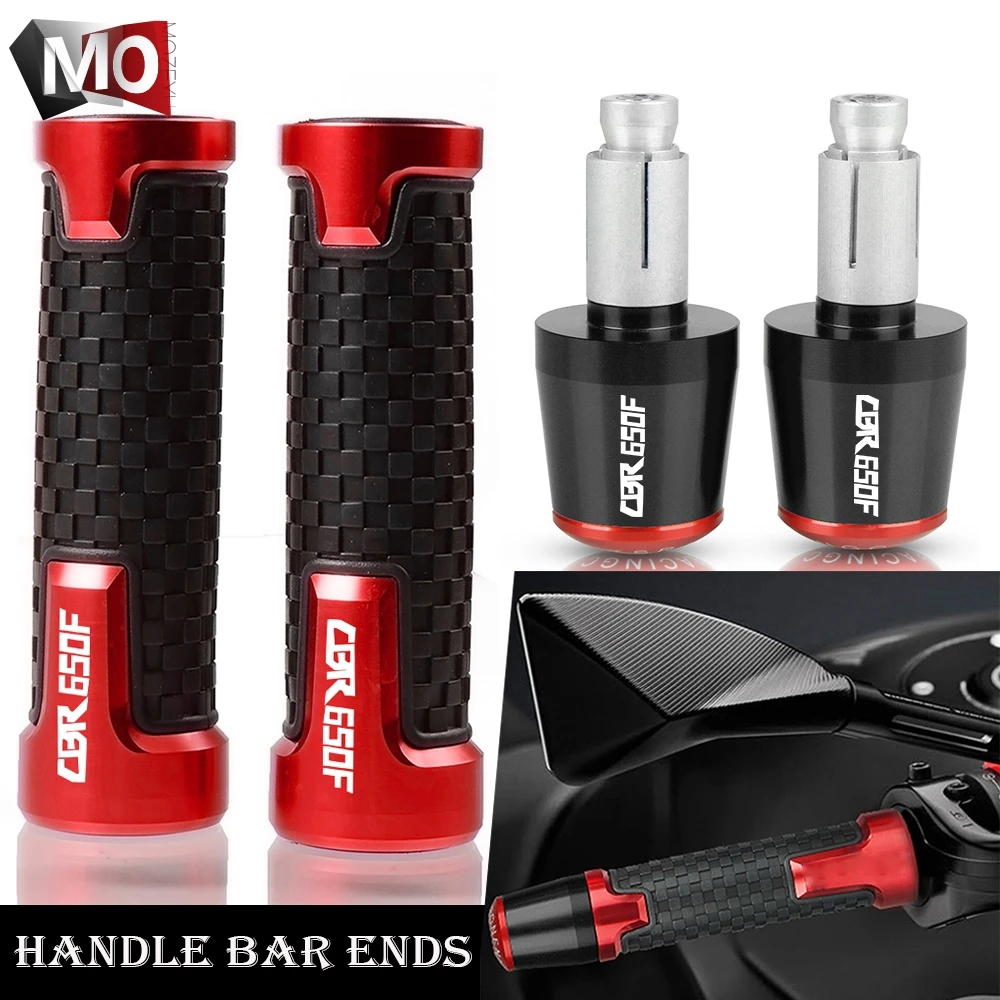 

Motorcycle handlebar grips ends 7/8'' 22mm Handle bar grip end For honda CBR650F CB650F CB CBR650 CBR 650 F 650F 2014 2015 2016