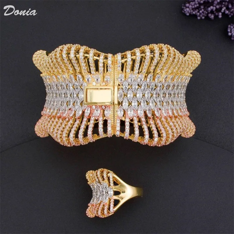 Ювелирные изделия donia Роскошные преувеличенные медь микро инкрустированные AAA