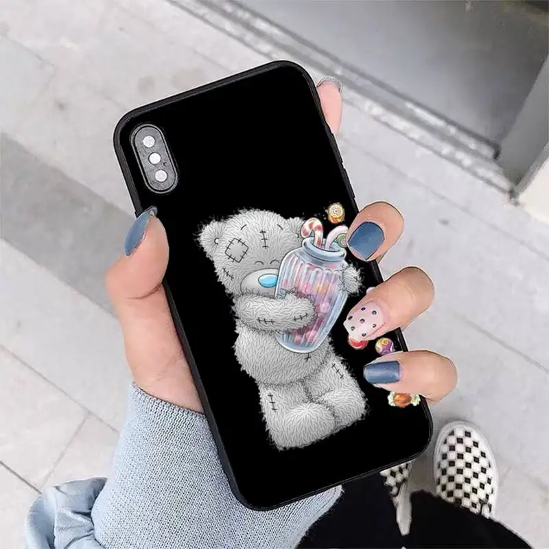 Cute Me To You Bear Phone Case for iPhone 13 11 12 pro XS MAX 8 7 6 6S Plus X 5S SE 2020 XR cover