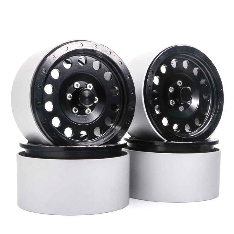 

4Pcs Metal 2.2inch Beadlock Wheel Rim for 1/10 RC Rock Crawler Axial SCX10 RR10 90053 AX10 Wraith 90056 90045