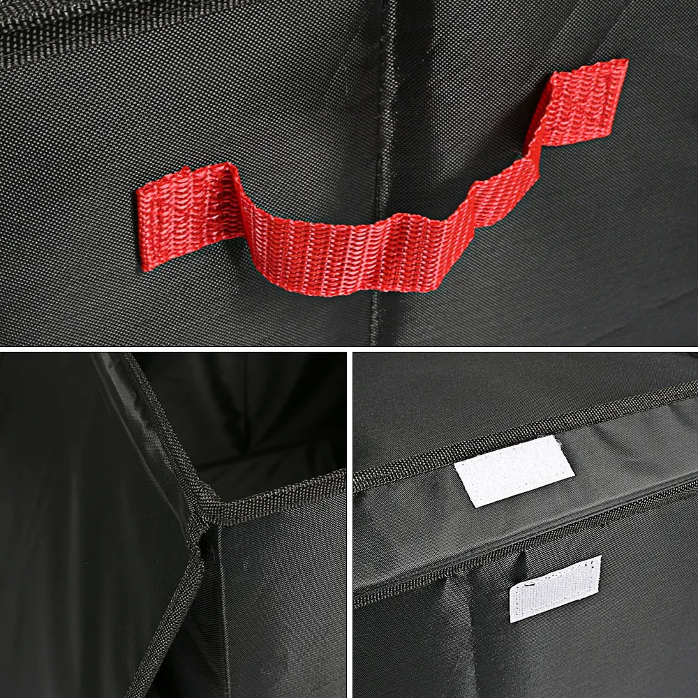 Folding Car Trunk Organizer Storage Bag Oxford Cloth Stowing Tidying Portable Cargo Box Container Accessories | Автомобили и