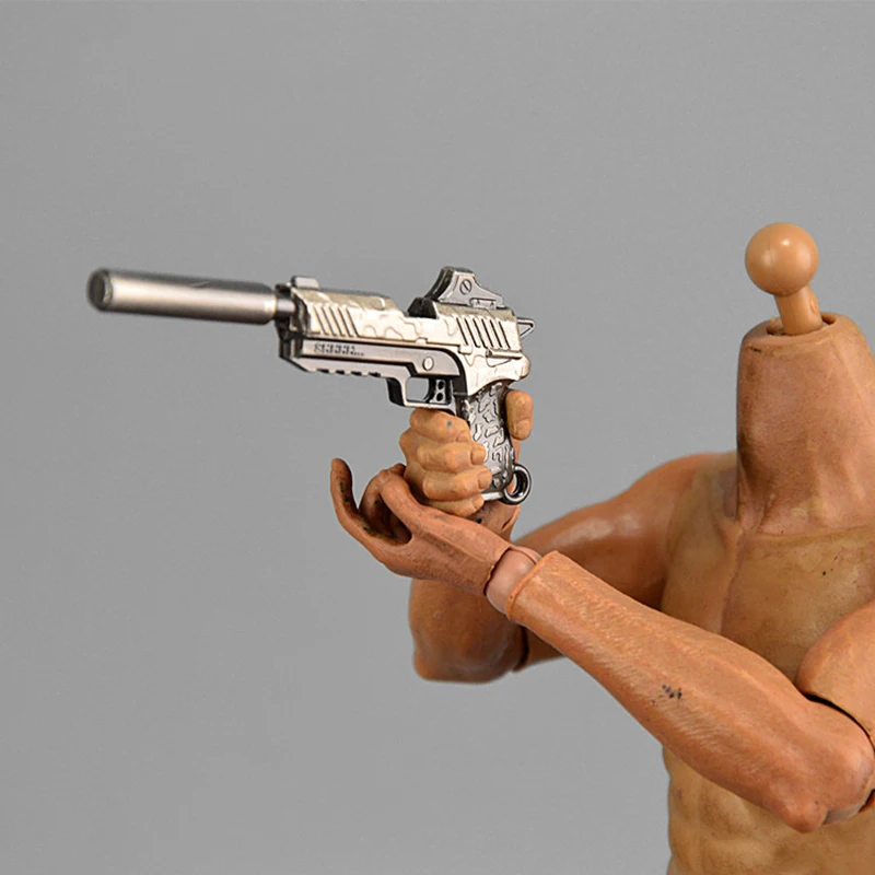 1:6 Миниатюрная модель мини оружия Desert Eagle маленький игрушечный пистолет с