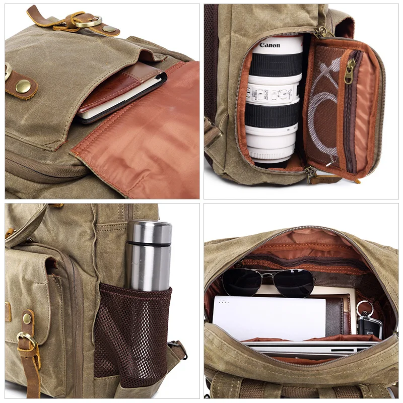 batik waterproof canvas digital slr photo backpack durable photographer padded camera bag for camera lens flash fit 15 laptop free global shipping