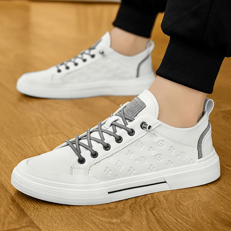

Breathable ice silk canvas shoes white shoes men's trend sports casual shoes
