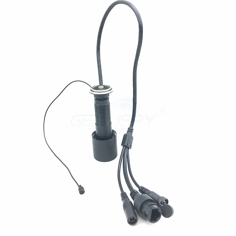 H.265 sony IMX307 1080P P2P Onvif глазок дверной глазок отверстие камера с аудио IP наблюдения 1,78 мм объектив рыбий глаз телефон Удаленный просмотр