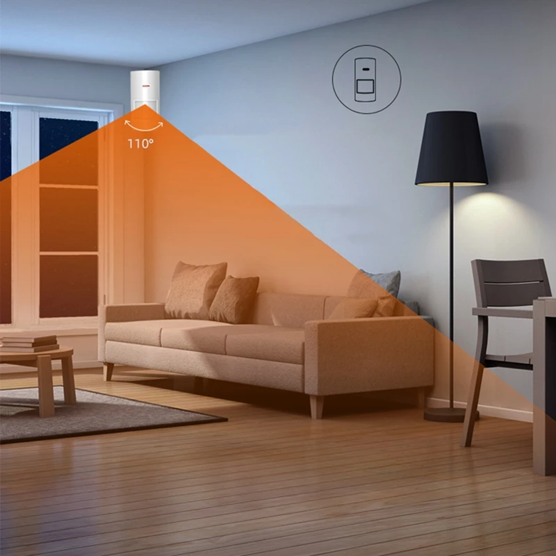 

System Safety Alarm with Remote Control, Alarm Lock Wlan Wireless for Alexa and Google Assistant, Eu Plug