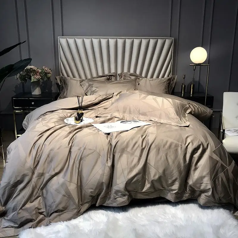50 постельного белья из 4 предметов king size дань комплект шелковых одеял Короткие