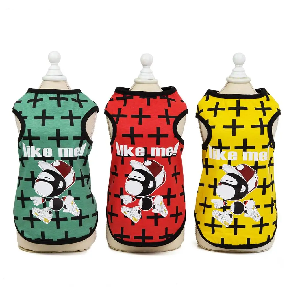 Одежда для собак летняя куртки камуфляжная солнцезащитная одежда щенков жилет