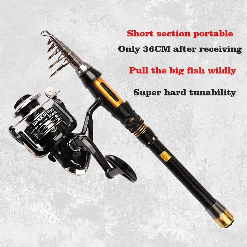 

Telescopic Vara All For Sea Fishing Rods Carbon Fiber Spinning Jig Kit Ice Swamp Equipment Mormyshkas Winter Pike Victims Feeder