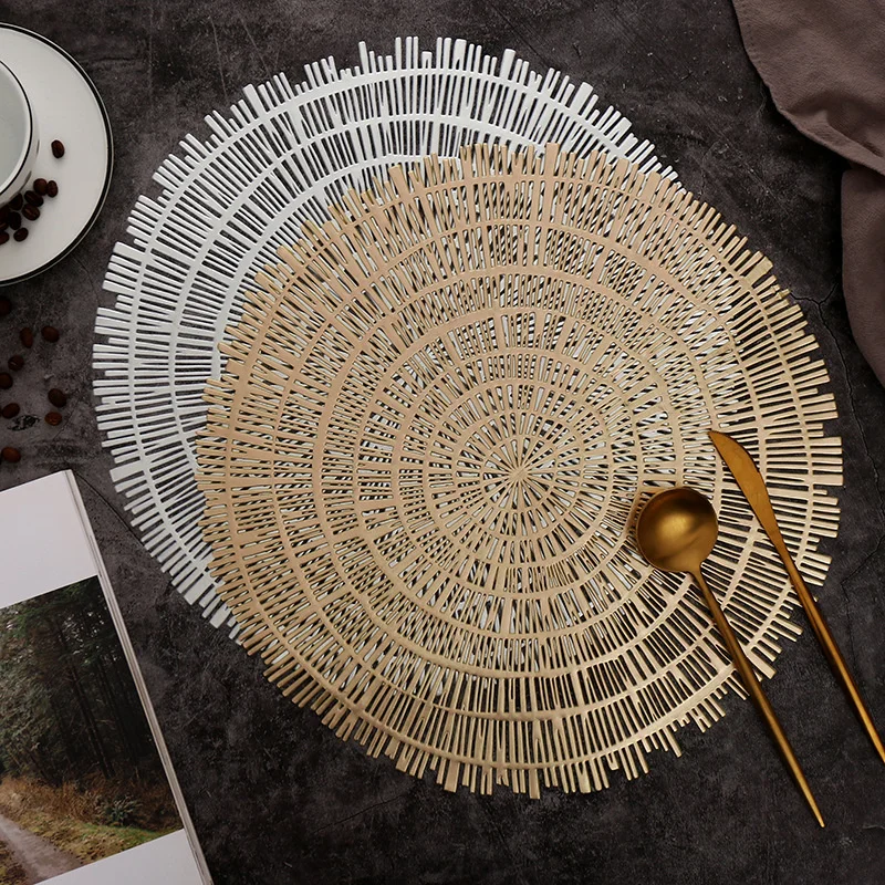 ПВХ полые Нескользящие кухонные салфетки в скандинавском стиле изоляционная