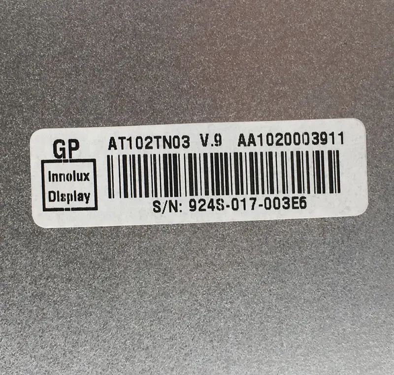 Оригинальный 10 2 дюймовый ЖК-дисплей для Innolux AT102TN03 V.8 TFT GPS ЖК-экран без фотографий |