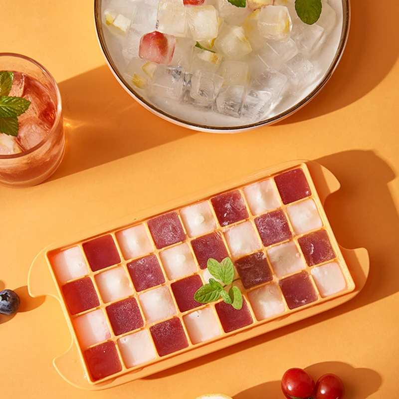 Креативная силиконовая форма для льда сделай сам с крышкой утолщенная коробка