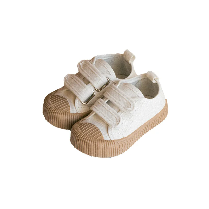 

2021 Spring And Autumn New Canvas Shoes Velcro Children's Shoes Wear-Resistant Children's Shoes Comfortable Sneakers