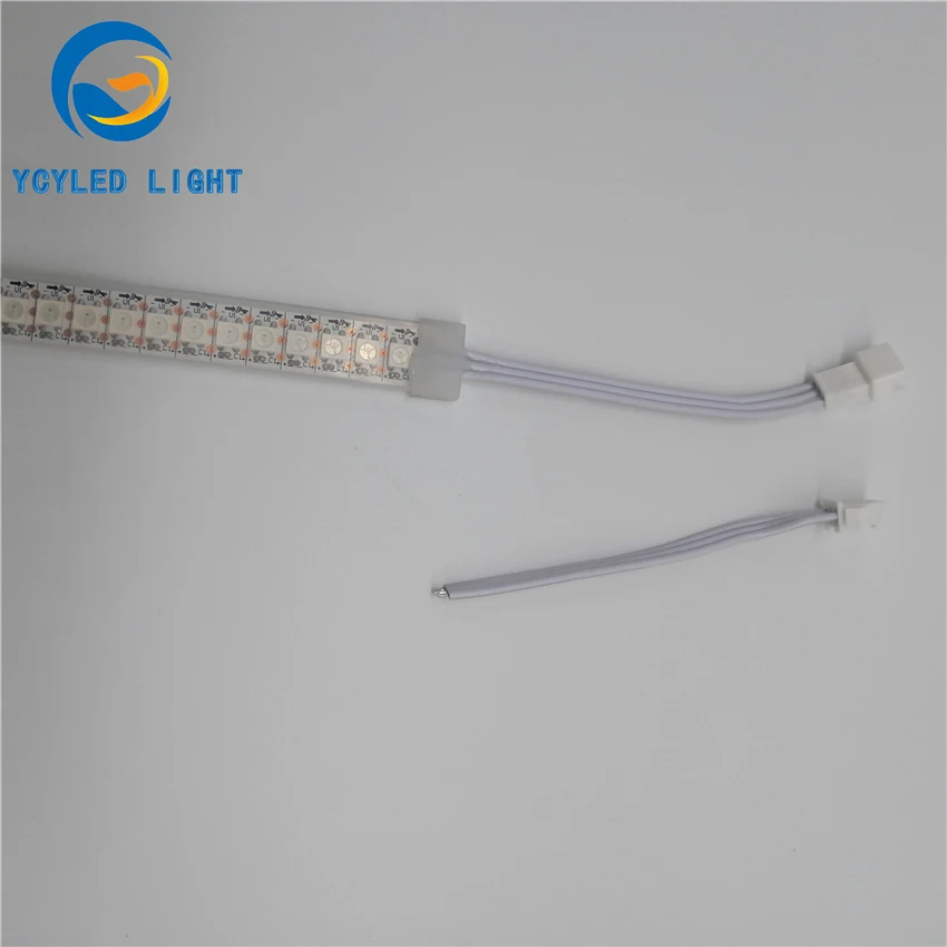 1 м 5 в usb ws2812b 144 светодиодов цифровой программируемый адресуемый 5050smd rgb Светодиодные полосы света ws2812 Светодиодная лента с радиочастотным пультом дистанционного управления