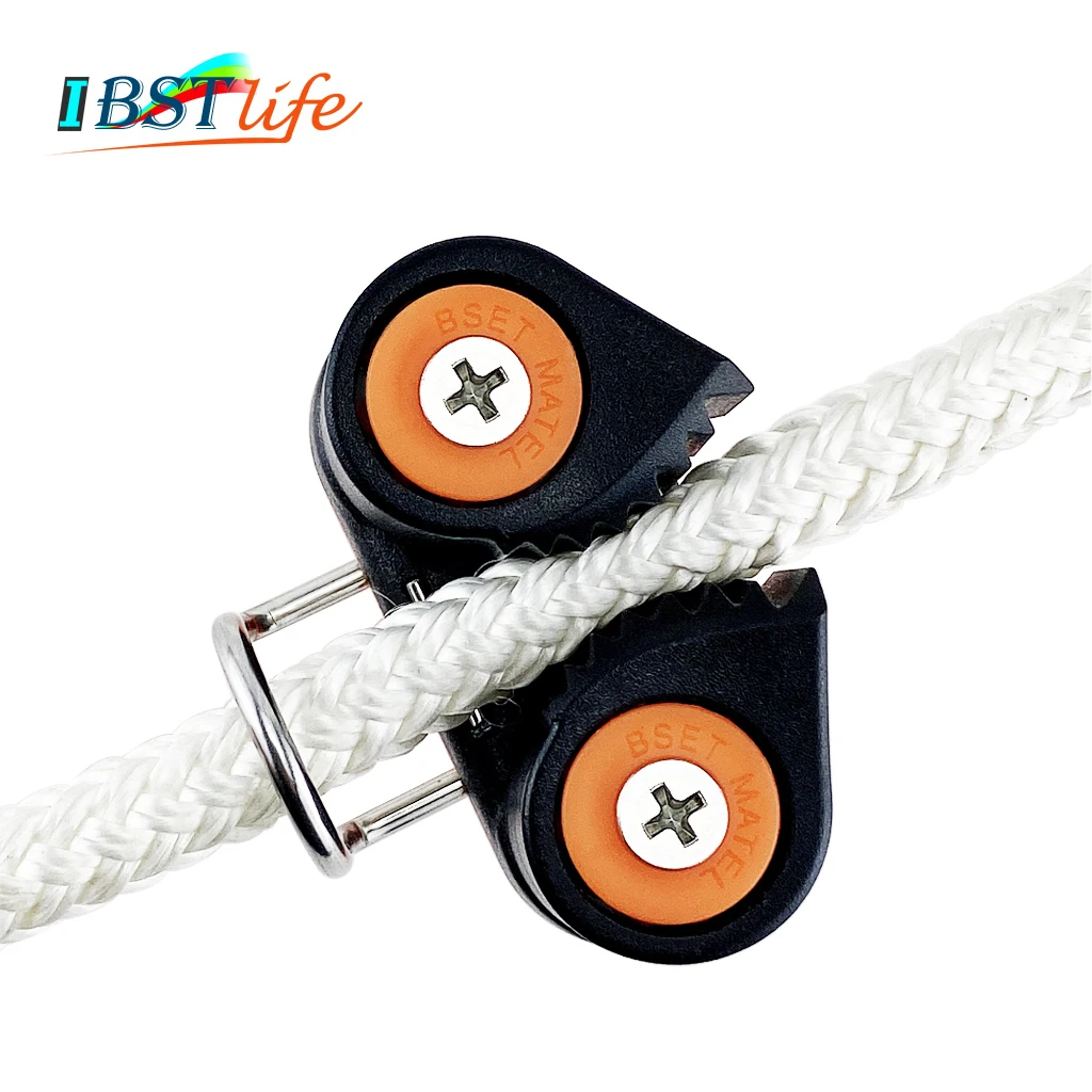 

Composite 2 Row Matic Ball Bearing Cam Cleat with leading Ring Pilates Equipment Boat Fast Entry Rope Wire Fairlead Sailing