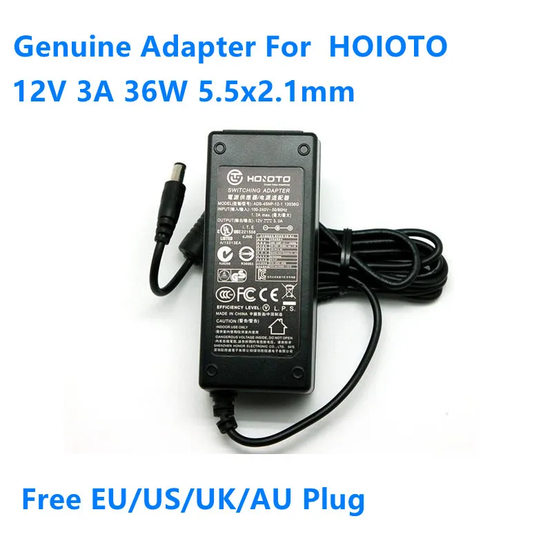 Оригинальный адаптер питания переменного тока 12 В 3 А 36 Вт Φ 12036G для мониторинга