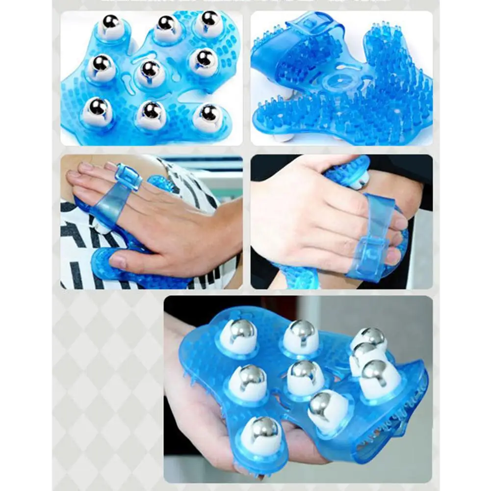 Массажная перчатка для тела роликовый мяч Антицеллюлитный снятие мышечной боли