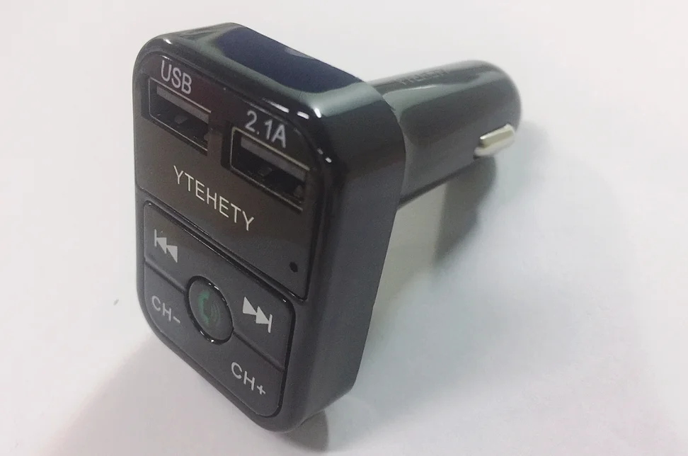 YTEHETY Автомобильное зарядное устройство USB с FM-трансмиттером Авто беспроводной Bluetooth Handsfree модулятор телефона для iPhone.