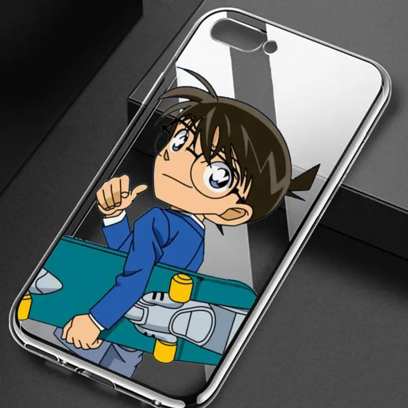 

Detective Conan cartoon Phone Case Transparent for iPhone Samsung xiaomi huawei p 11 12 6 7 8 9 20 30 40 Pro X Max XR Plus lite