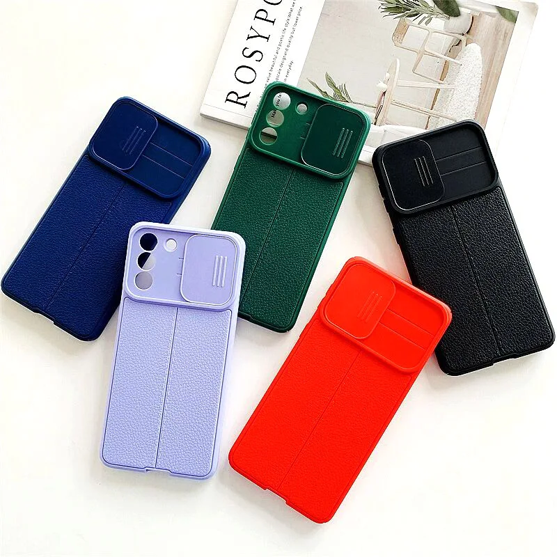 

Push Window Phone Case For Samsung S21 Plus Ultra S20 FE Cover For A71 A51 A52 A72 A32 A21S A02S A20 A30 M31S M51 Leather Funda