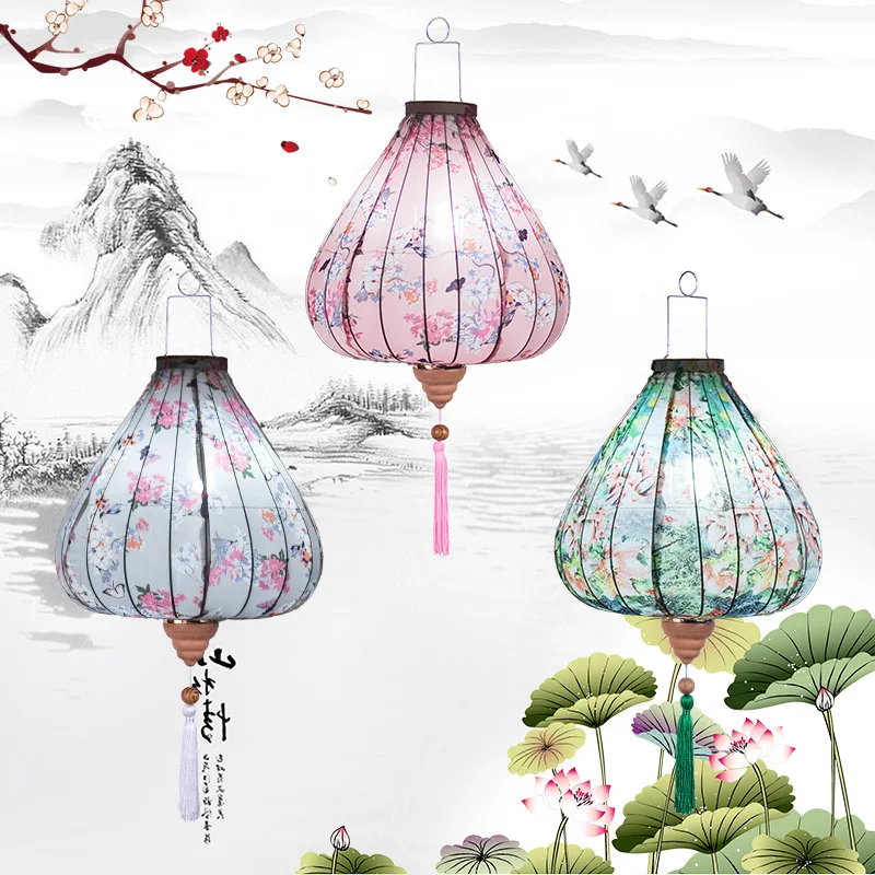 Праздничный фонарь украшение для вечеринки китайский светодиодный свадебные