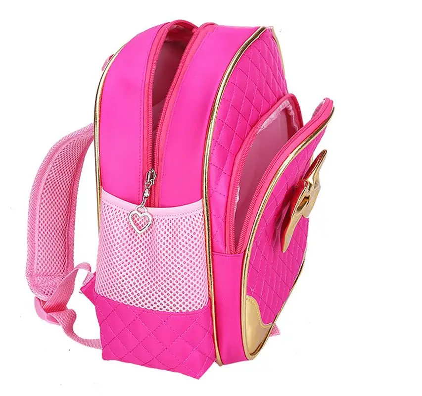 Школьная Детская сумка для детского сада рюкзак принцессы с бантом из