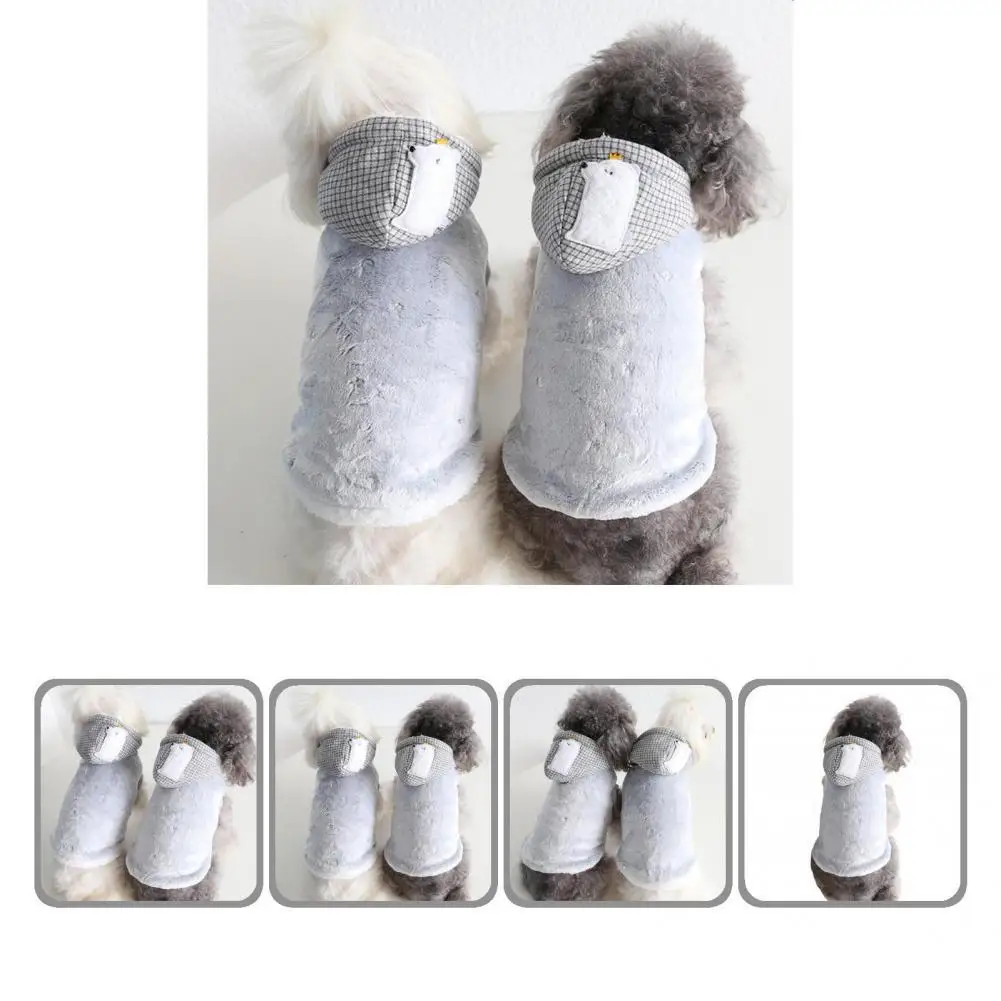 

Tear-resistant Adorable Small Dog Winter Warm Pullover Pet Supplies for Travel