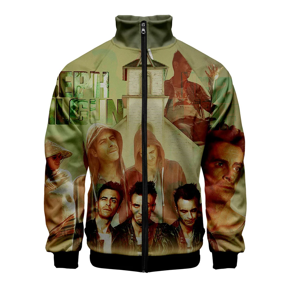 

Preacher New stand collar jacket casual fashion streetwear zipper jackets men women kpops streetwear jacket