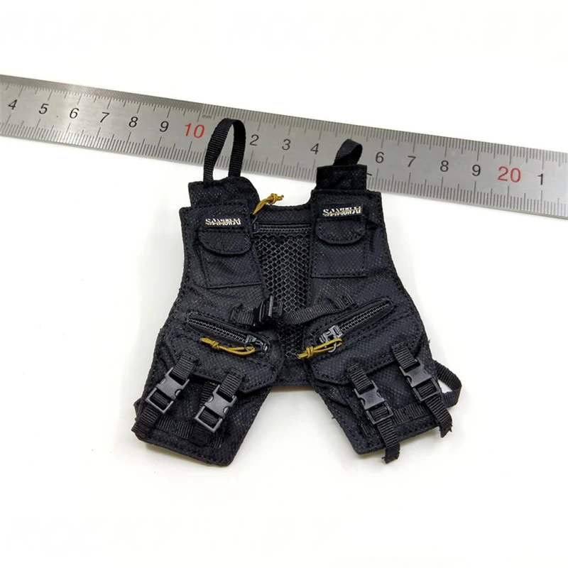 

In Stock 1/6th Black Bulletproof Vest Of DAMTOYS DAM EBS001 Warrior Soldier Model For 12 inch Doll Action Collectable