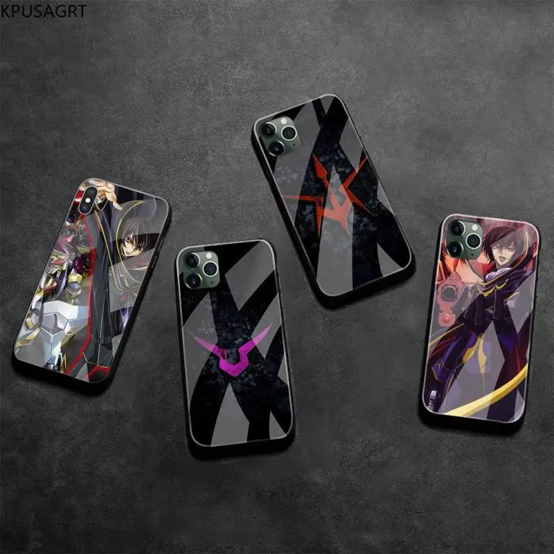 Чехол для телефона code geass чехол из закаленного стекла iPhone 11 Pro XR XS MAX 8X7 6S 6 Plus SE 2020 |