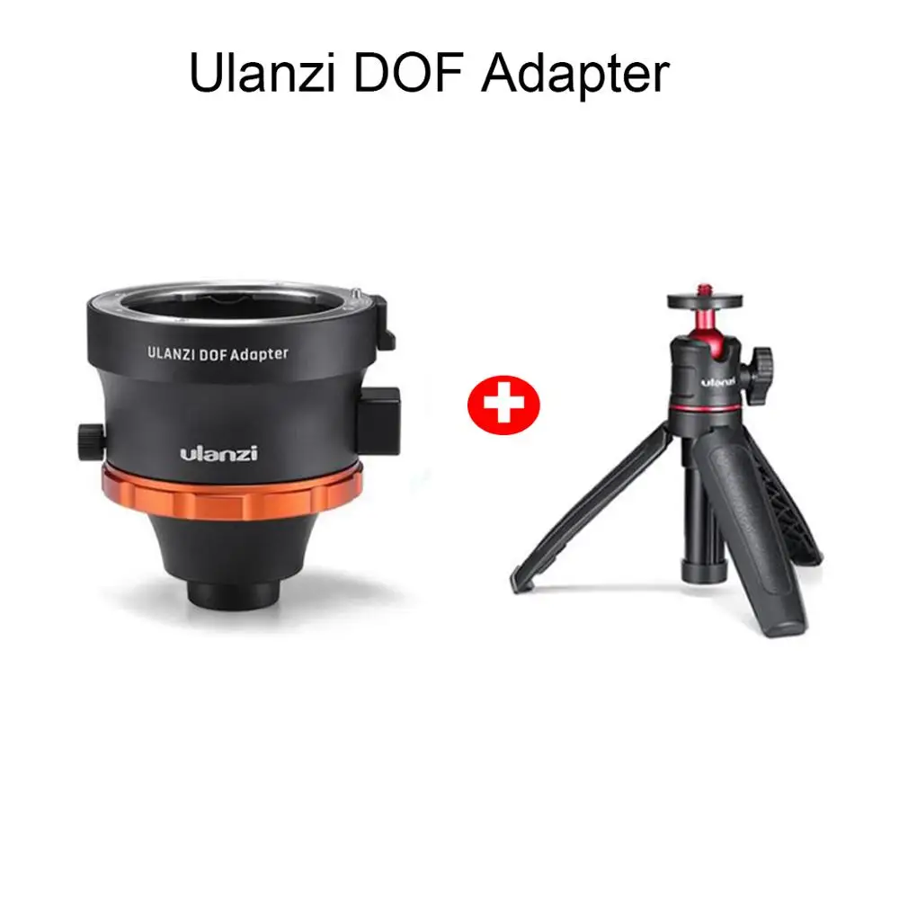 Адаптер Ulanzi DOF E Mount Full Frame camera Lens Adapter адаптер для смартфонов SLR/DSLR& cinema Lens Adapter для телефонов iPhone Andriod - Цвет: DOF adapter