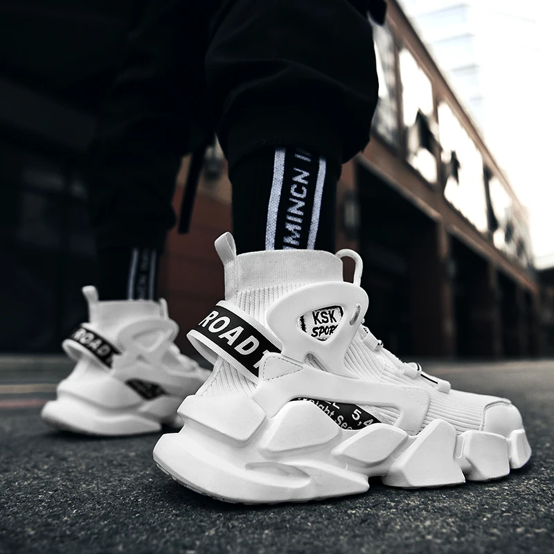 

Men's Sneakers Breathable Running Shoes Fashion Antiskid Damping Sports Shoes Outdoor Comfortable Jogging Shoes Zapatillas