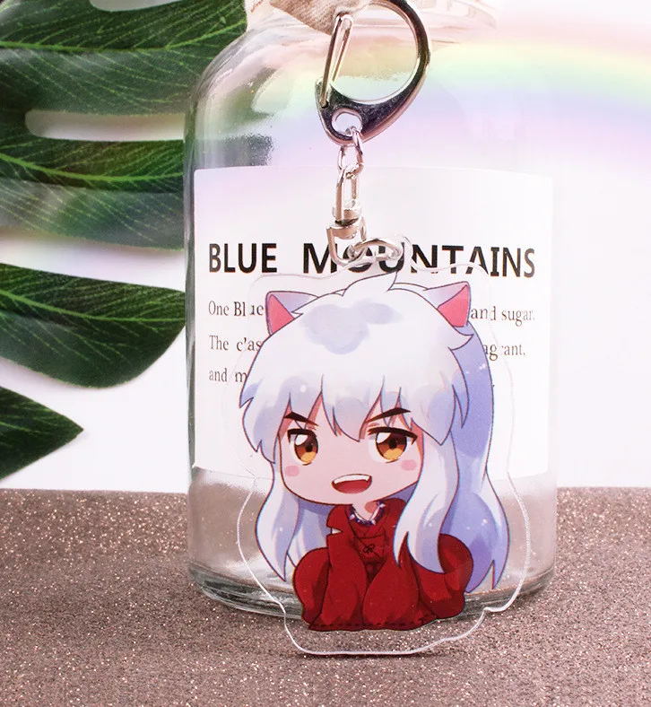 Аниме Inuyasha Sesshoumaru Милая акриловая фигурка подвеска брелок украшение