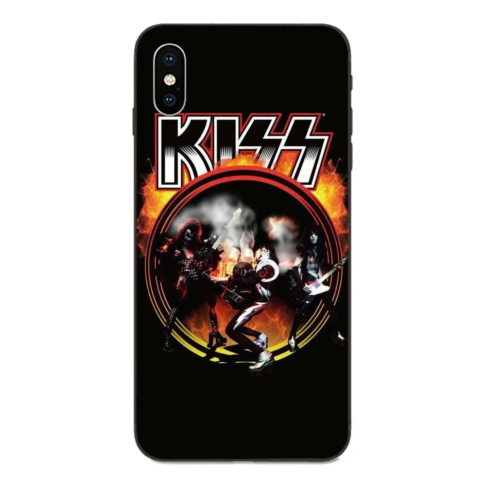 For Galaxy C5 C7 J1 J2 J3 J330 J5 J6 J7 J730 M20 M30 Ace Core Max Mini Plus Prime Pro Soft Shell Kiss Let's Rock Band | Мобильные