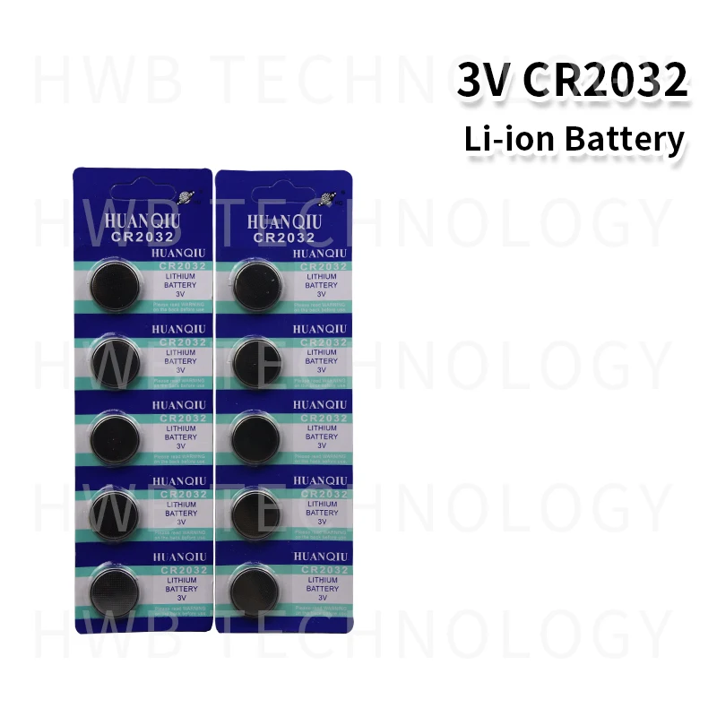 5 шт. CR2032 CR 2032 литий-ионный 3 в кнопочный Аккумулятор для монет BR2032 DL2032 SB-T15 EA2032C ECR2032 L2032 большая акция