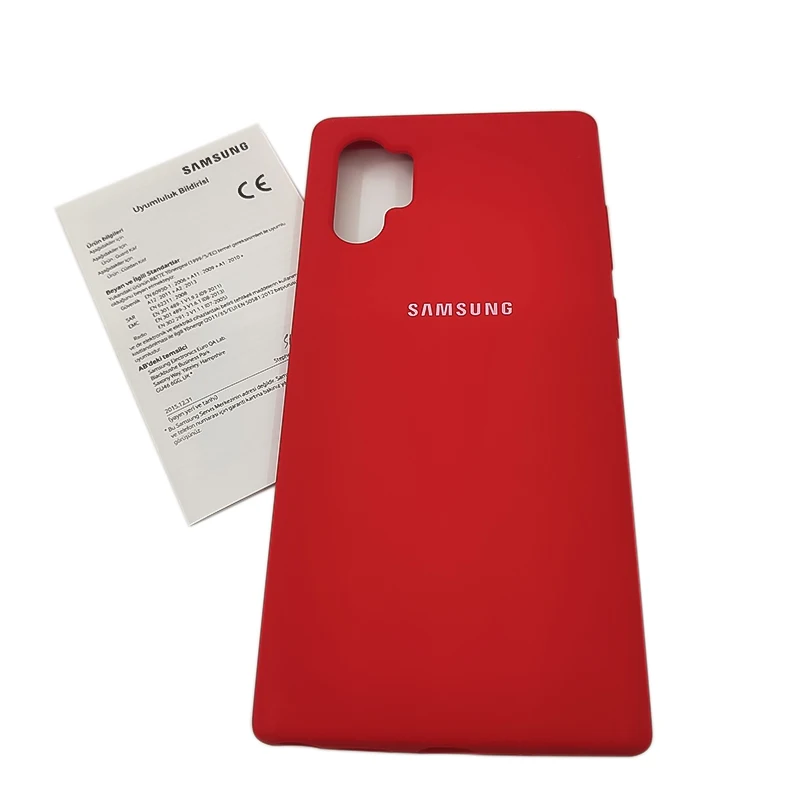 Samsung Note 10 Plus чехол шелковистый мягкий жидкий силиконовый Оригинальный Стильный