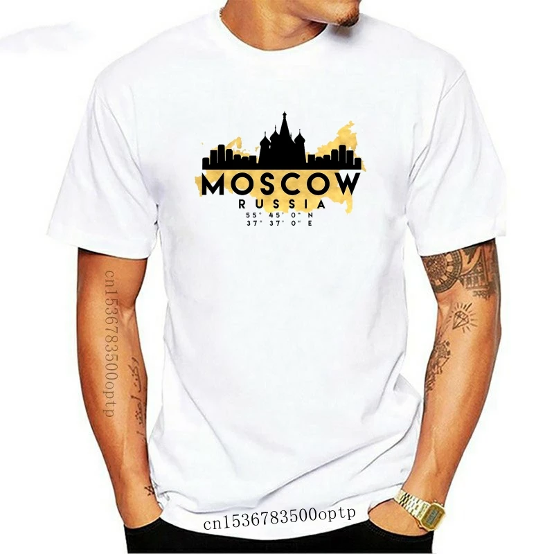 

Новая футболка, сувенирная карта Москвы, Россия, 1-телефон