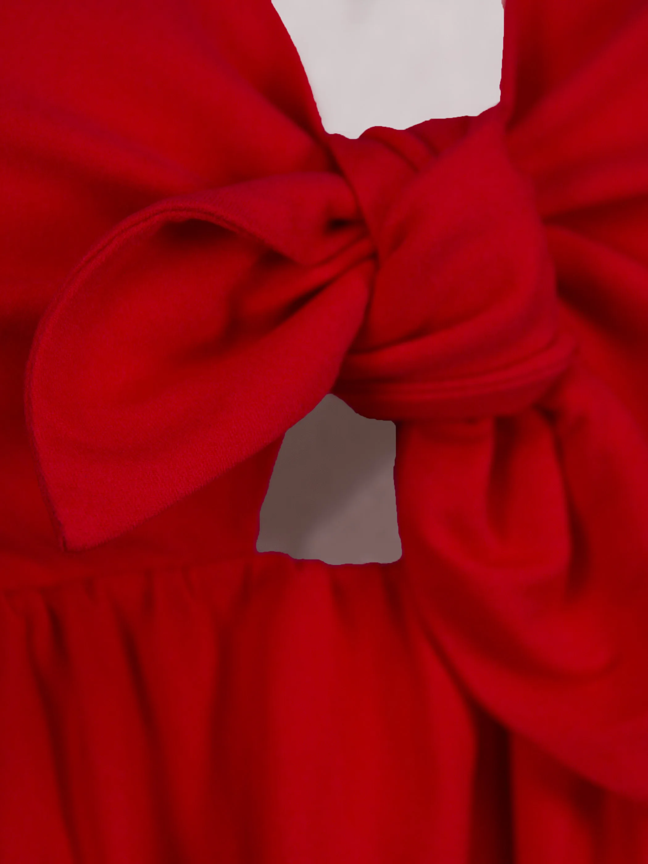 Винтажное женское платье трапециевидной формы с глубоким v-образным вырезом на