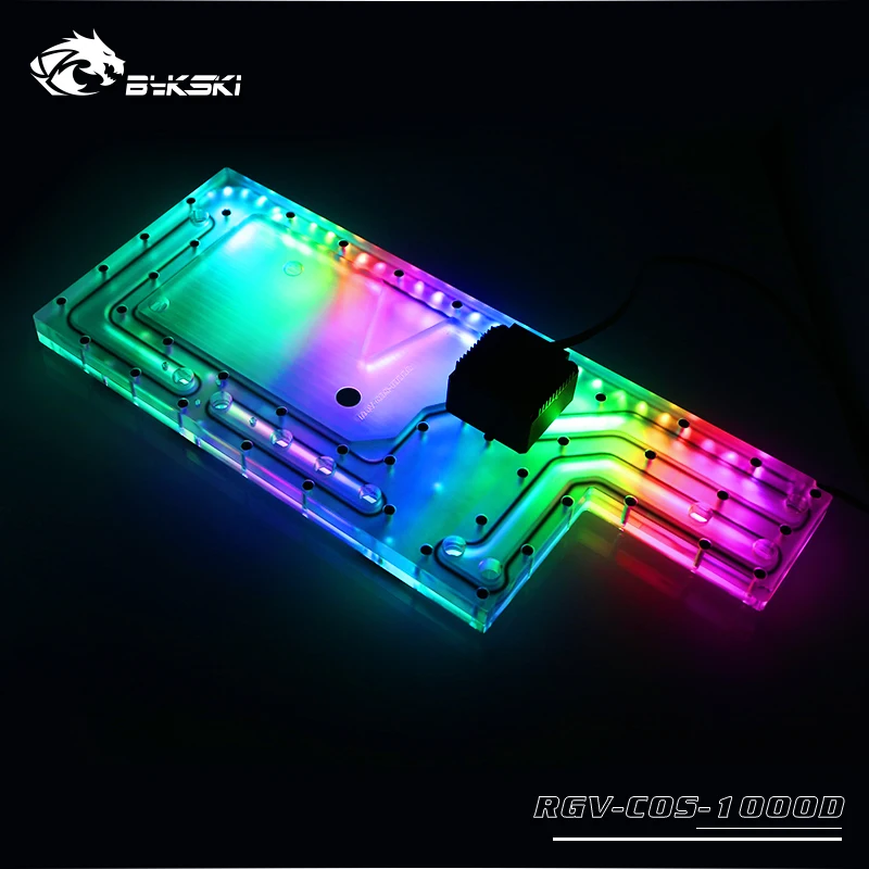Bykski Distro plate для CORSAIR 1000D динамическое шасси дефлектор водной дорожки с водяным