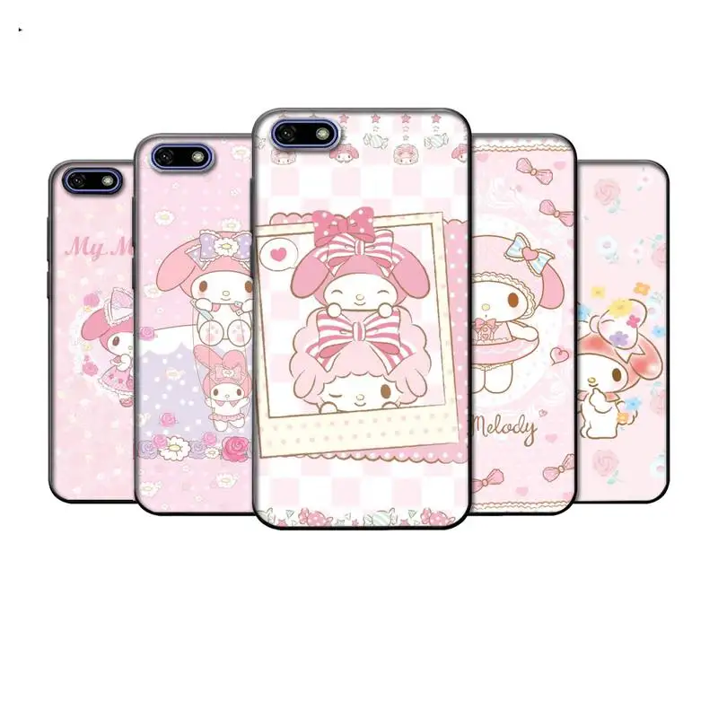 

Cute Cartoon my melodys Phone Case For Xiaomi Mi5 Mi6 Mi8 Mi9 Mi10 F1 X Se Lite Pro Note Mix 2 3 10 Cover