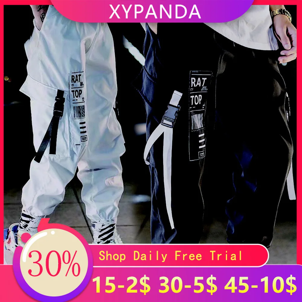 Мужские свободные брюки XYPANDA повседневные спортивные в стиле хип хоп уличная